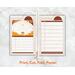 One page of the notecard set showing that you can print and cut the pages to create the bookmarks and tabs. 